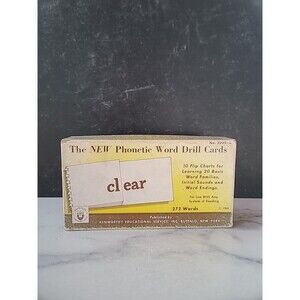 The New Phonetic Word Drill Cards 1965